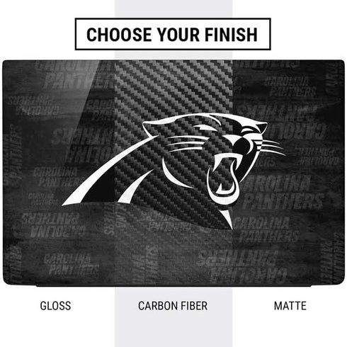 NFL Carolina Panthers Black & White Dell Vostro Skin